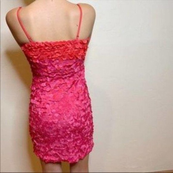 Yoana Baraschi Pink Red Sequins‎ Dress XS - Picture 7 of 8